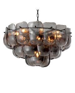 Gustave Smoke Glass Chandelier