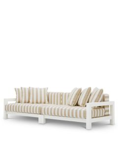 Cap-Antibes Outdoor Sofa White/ Florent Beige