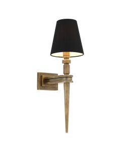 Waterloo Brass Single Wall Lamp