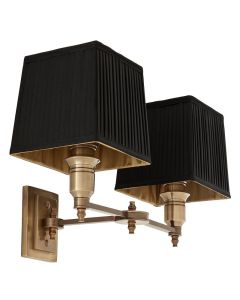 EICHHOLTZ LEXINGTON WALL LAMP DBL/BRASS