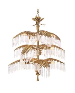 Hildebrandt Large Brass Chandelier