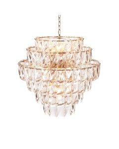Amazone Large Nickel Chandelier