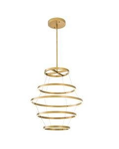 Elements Antique Brass Chandelier 