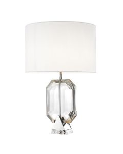Emerald Crystal Table Lamp