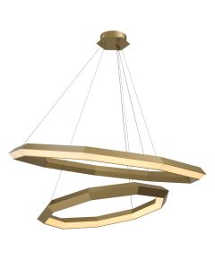 Helvetia Antique Brass Chandelier