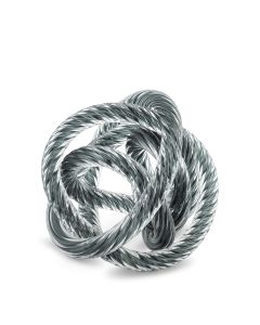 Dominico Medium Grey Blue Glass Desk Accessory