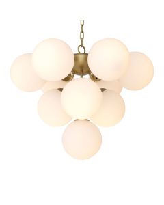 Icaro Antique Brass Chandelier