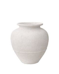 Reine Small White Vase front