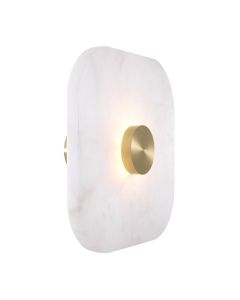 Aguaron Large Square Alabaster Wall Lamp