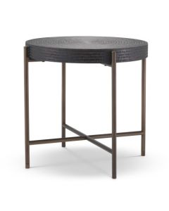 Nikos Gunmetal Side Table