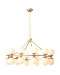 Hutchinson Antique Brass Chandelier