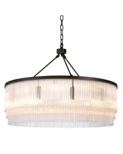 Hector Large Bronze Highlight Chandelier