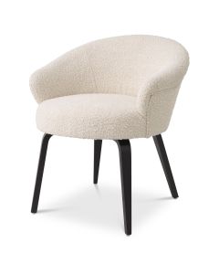 Moretti Boucle Cream Dining Chair