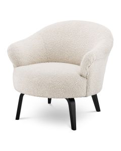 Moretti Boucle Cream Armchair