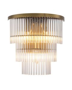 East Antique Brass Wall Lamp