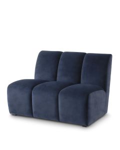 Lando Savona Midnight Blue Straight Sofa