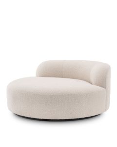 Bjorn Round Boucle Cream Sofa