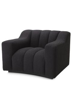 Kelly Boucle Black Armchair