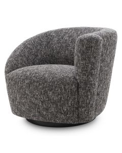 Colin Cambon Black Swivel Chair - Right
