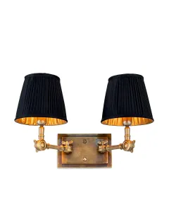 Wentworth Vintage Brass Wall Lamp