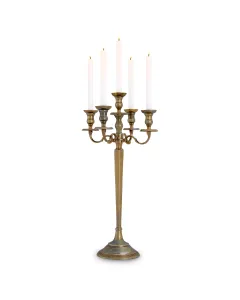 Amarillo Vintage Brass Small Candle Holder