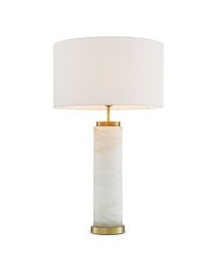 Lxry  Alabaster Table Lamp