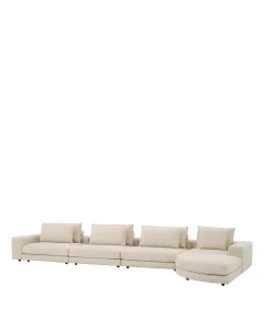 Lounge Club Nuoro Beige Sofa