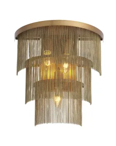 Tissot Antique Brass Wall Lamp