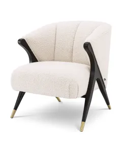 Pavone Boucle Cream Armchair