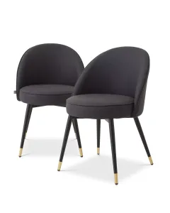 Cooper Grey Faux Leather Dining Chair - Set of 2