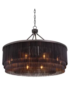 Tissot Bronze Large Chandelier