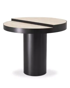 Excelsior Travertine Side Table