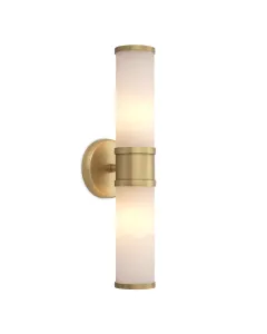 Claridges Double Alabaster Wall Lamp
