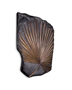 Palma Vintage Brass Wall Object