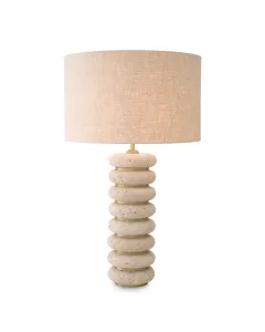 Baron Travertine Table Lamp