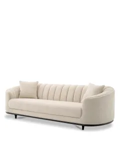 Agostino Nuoro Beige Sofa