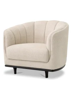 Agostino Nuoro Beige Armchair