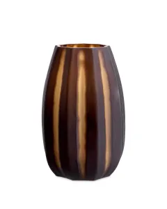 Tiara Dark Brown Vase Small