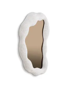 Genta Small White & Bronze Mirror 