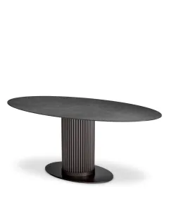 Volterra Ceramic Oval Dining Table