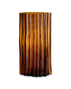Vivente Large Amber Vase