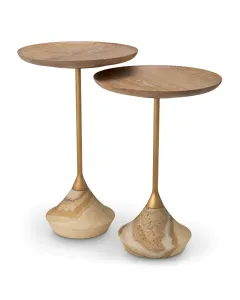 Puglia Onyx Side Table - Set of 2