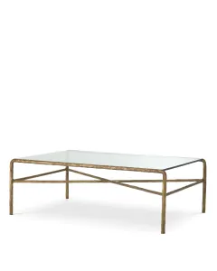 Xandria Vintage Brass Coffee Table 