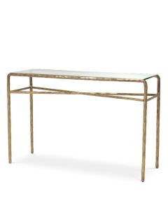 Xandria Vintage Brass Console Table 