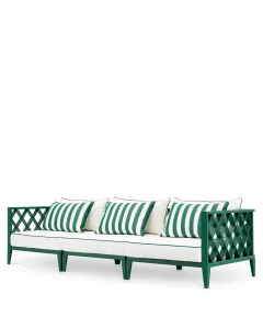 Ocean Club Large Green Outdoor Sofa