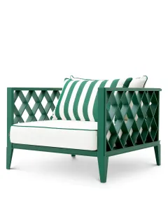 Ocean Club Green Outdoor Armchair