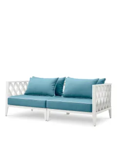 Ocean Club Small White Outdoor Sofa