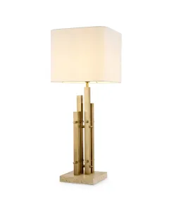 Destino Vintage Brass Table Lamp