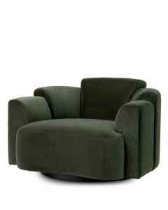 Marbella Torrin Green Swivel Chair