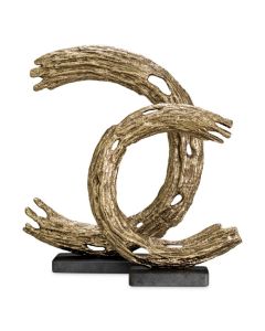 Elvaston Antique Brass Object - Set Of 2